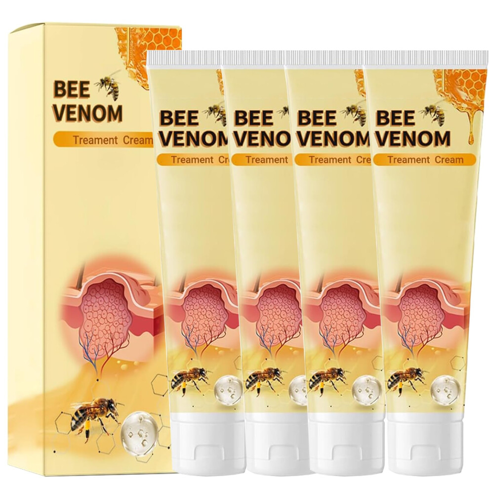 Cream 4Pcs Bee Venom For Deep Hydration And Antiaging Skincare