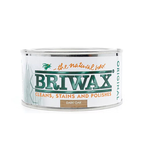 NEW Formula Briwax Wax Polish Dark Oak 200g