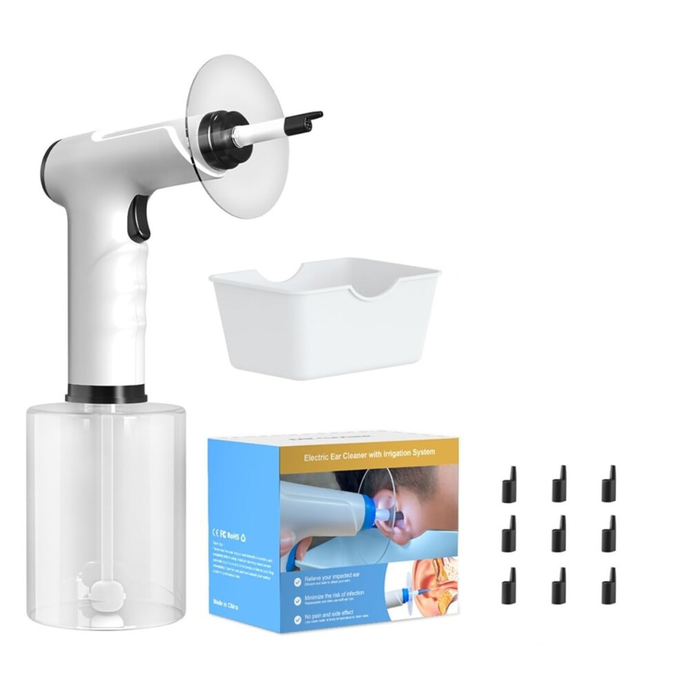 Light Electric Ear Wax Removal Kit With Camera, 4 Pressure Modes, Led Rechargeable Ear Cleaning System