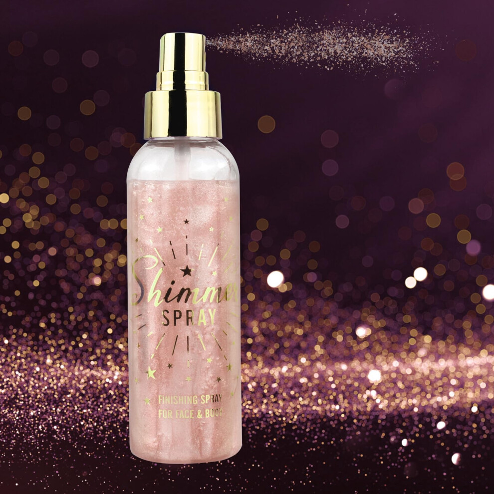 Hair Glitter Spray Copper Shimmer FastDrying NonSticky for Hair Skin and Clothes 4.7oz