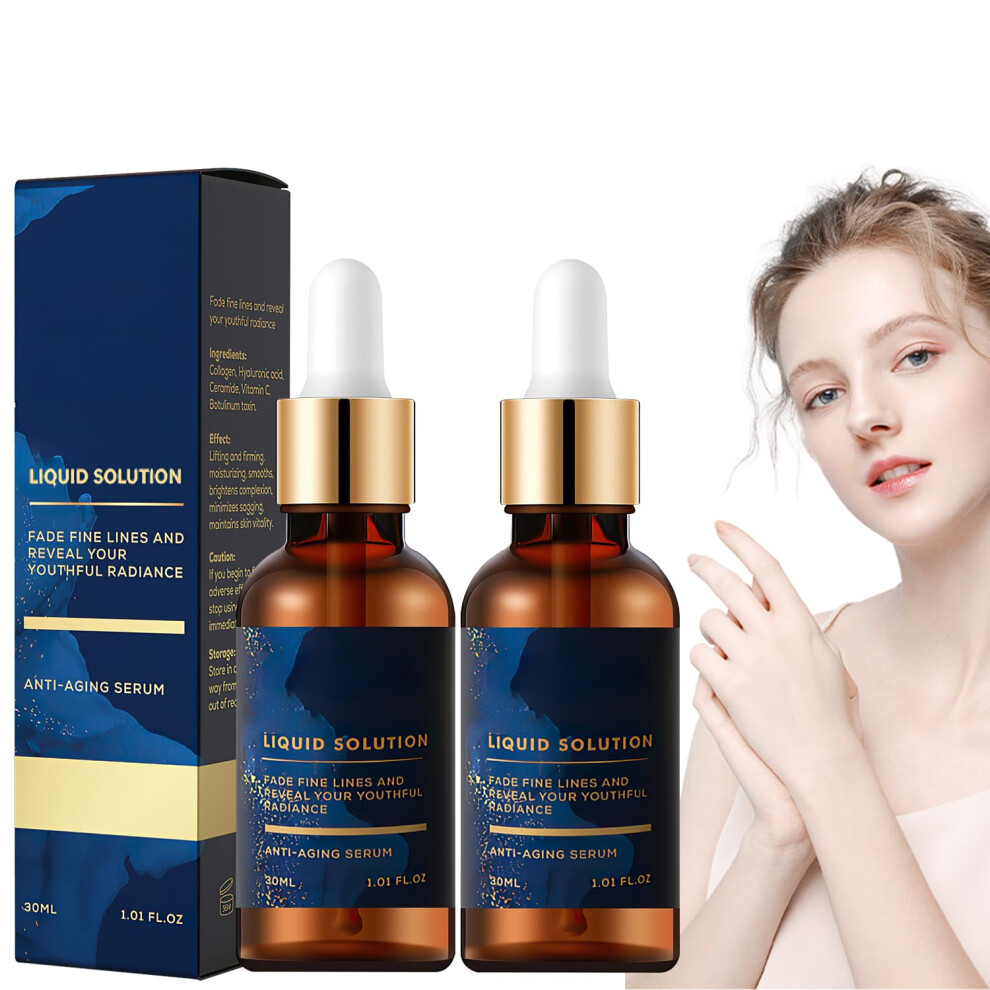 Facial Serum Anti Aging Retinol Aloe with Vitamins C and E, Hydrating and Pore Refining, 2pcs
