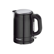 Cloer 4510 ruostumattomasta teräksestä valmistettu vedenkeitin - 2200 W - 1,0 L - Musta