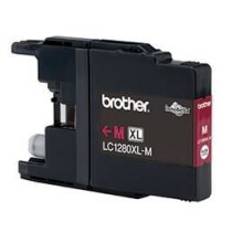 Cartouche d'encre - BROTHER - LC-1280XLM - Magenta - 1200 pages - Originale