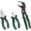 Bosch Bosch Pliers Premium Set 3-Piece (Precise, Long-Lasting Combination, Diagonal Side Cutter and Water Pump Pliers for Robust Multitasking; Ergonomic Sof 1