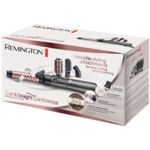 Remington AS8606 4-in-1 Föhnbürste - glätten, locken, wellen, volumen - Rundbürste, Flachbürste, Lockenstab, Konzentrator