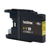 Cartouche d'encre - BROTHER - LC-1280XLY - Jaune - 1200 pages - Pack de 1