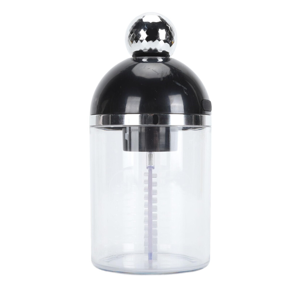 Black Facial Cleansing Foam Maker 500Ml Electric Face Wash Dispenser Ipx7 Waterproof Rechargeable