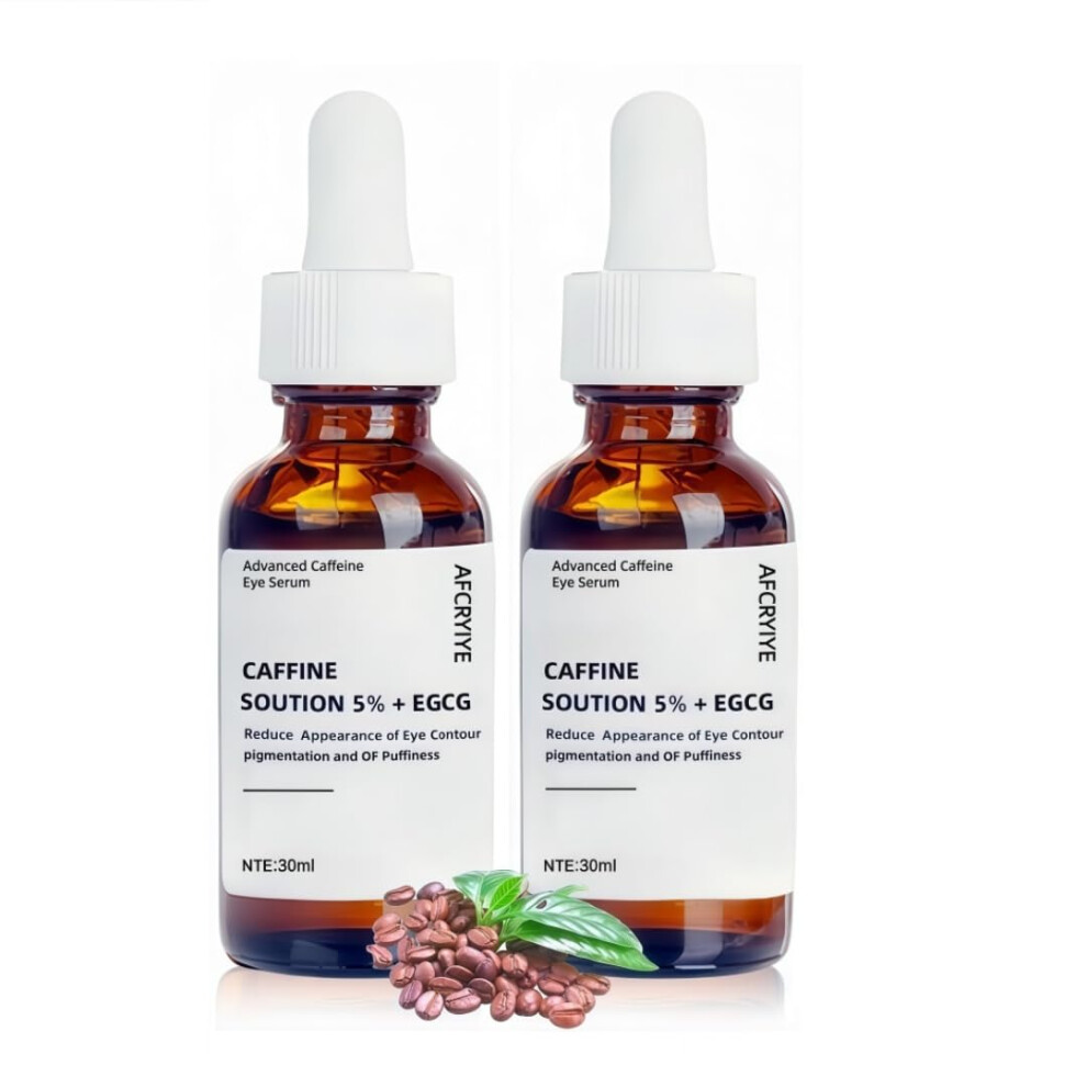 Cream/Dark Caffeine Eye 5% With Egcg For Circles And Puffiness, Hydrating Under Eye Serum 30Ml