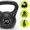 Kettlebell - SPRINGOS - 4 kg - ABS - Mango cómodo - Ideal para principiantes 2