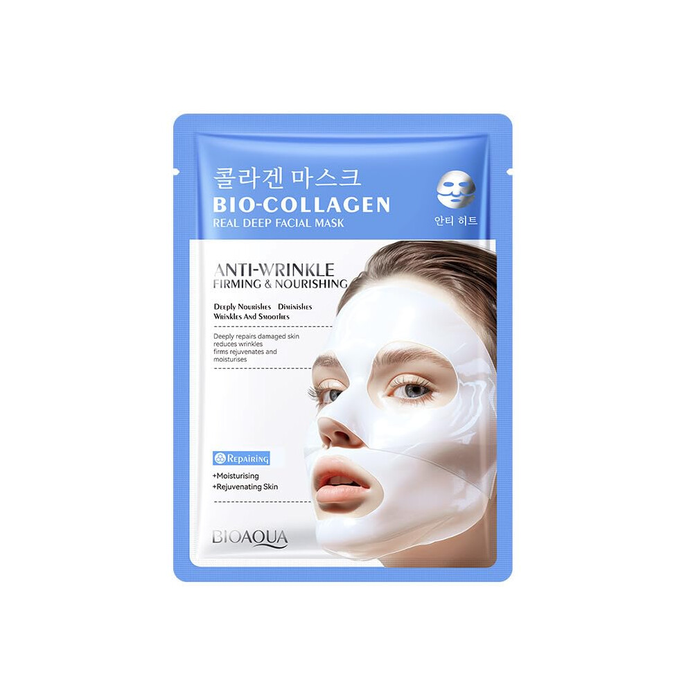 Collagen Face Mask with Deep Hydration and Anti Wrinkle Care, Korean Skincare Overnight Sheet