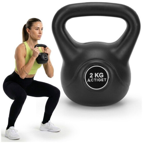 Kettlebell - SPRINGOS - 2 kg - Poignée ergonomique - ABS - Idéale débutants/femmes 1