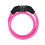 Bike Lock 4 Digit Combination AntiTheft Weather Resistant Cable with Resettable Code Pink 1