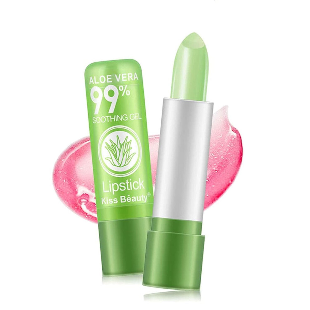 Green Color Changing Aloe Vera Lipstick With Long Lasting Moisture And Ph Temperature Change