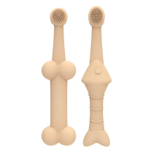 Dog Toothbrush Set with Soft Silicone Bristles for Small and Large Dogs and Cats, Improves Oral Health