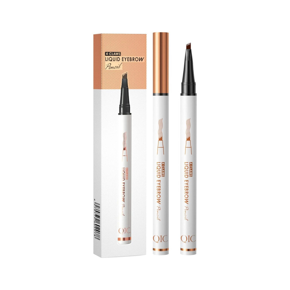 Gray Waterproof Microblading Eyebrow Pencil With Precise 4Prong Tip For Natural Longlasting Brows