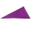Voile d'ombrage triangulaire 3x3x3m violet UVProof 13