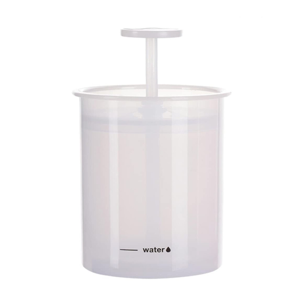 White Face Cleanser Foam Maker Cup With Dense Micro Bubbles, Travel Size, Reusable,