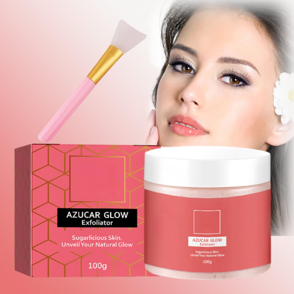 Facial Scrub Sugar Face Exfoliator 100g for Gentle Skin Exfoliation and Brightening Skin Tone