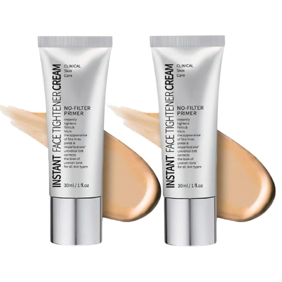 Instant Face Tightener and Makeup Primer with Pore Blurring, Hydration, Radiant Finish (2PC)