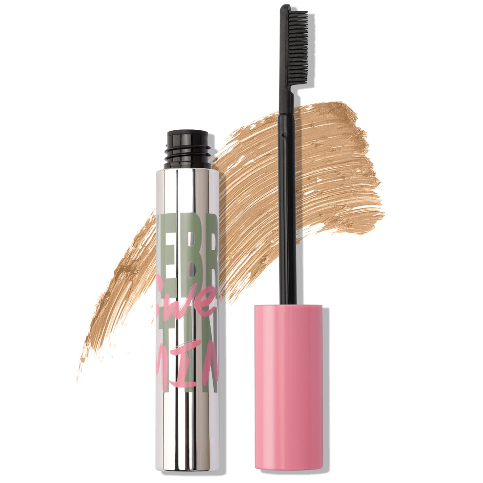 Brown Waterproof Eyebrow Mascara Golden With Fiberenhanced Tint And Smudgeresistant Brow Gel