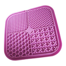 Dog Lick Mat Silicone with Suction Cup, Slow Feeder for Dogs and Cats, Dishwasher Safe Pad