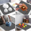 Burner Mat Induction Hob Protective Cover Silicone Counter Protector Sheet Port Grey 3