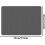 Burner Mat Induction Hob Protective Cover Silicone Counter Protector Sheet Port Grey 4