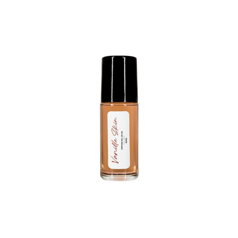 Roll On Perfume Oil with Pheromones for Women, Vanilla Scent, 30ml LeakResistant Applicator