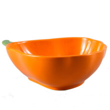 Pumpkin Bowl 8Inch Ceramic Soup Bowls Ramekins For Baking Souffle And Pudding Halloween Kitchenware