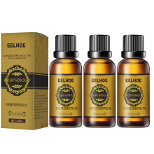 3 Pcs 90ml Ginger Essential Oil for Lymphatic Drainage Massage, Belly Slimming and Skin Care