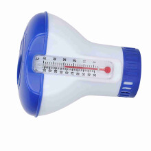 1.5inch Tablet Chlorine Dispenser for Pools with Built-in Thermometer