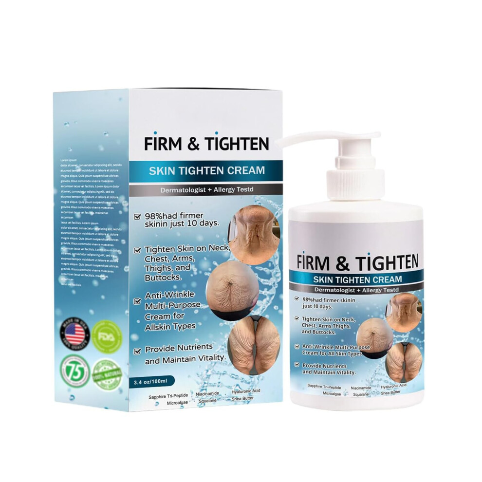 Cream Firming Face With Antiwrinkle Hydrating Moisturizer For Face And Neck, Reduces Fine Lines