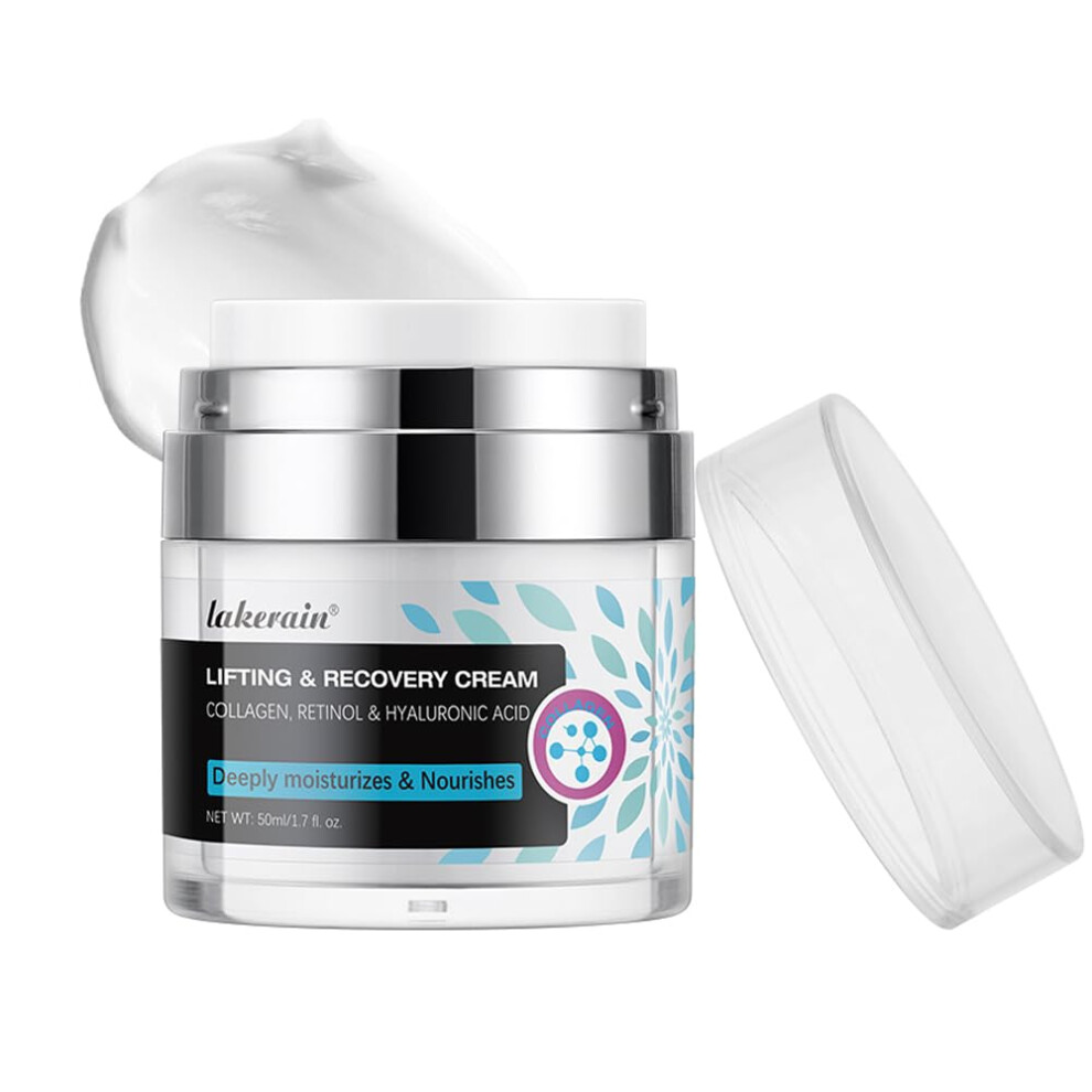 Cream Retinol Face With Collagen Moisturizer, Antiaging Hydration And Firming Lift 1.7 Oz
