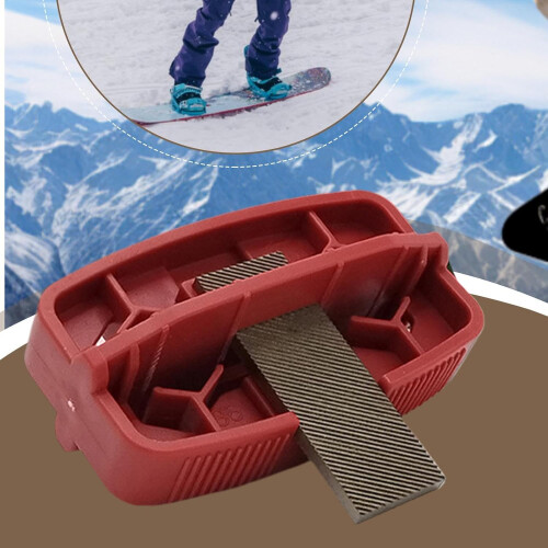 Snowboard Edge Sharpener with Adjustable Angle and Removable File for Ski and Snowboard Tuning 1