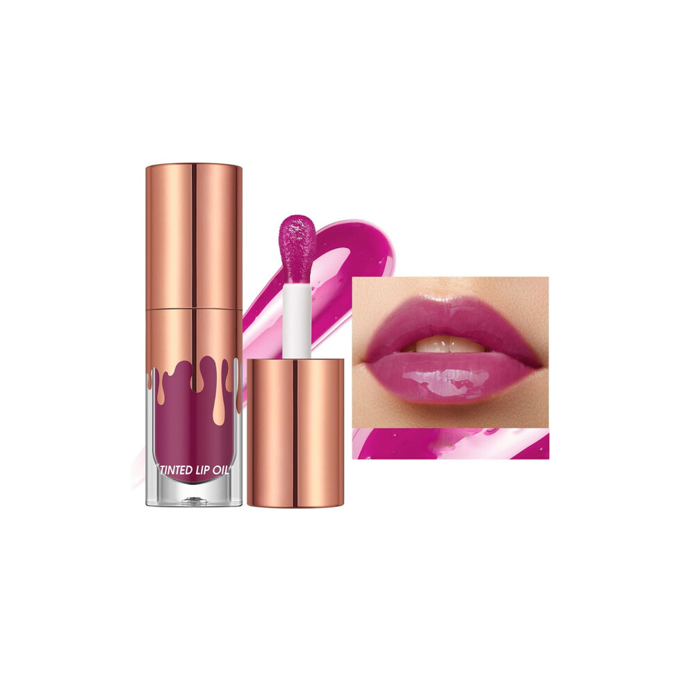 Plumping Lip Gloss with Instant Plumping Effect, Vegan Moisturizing Tint, Long Lasting  Shine