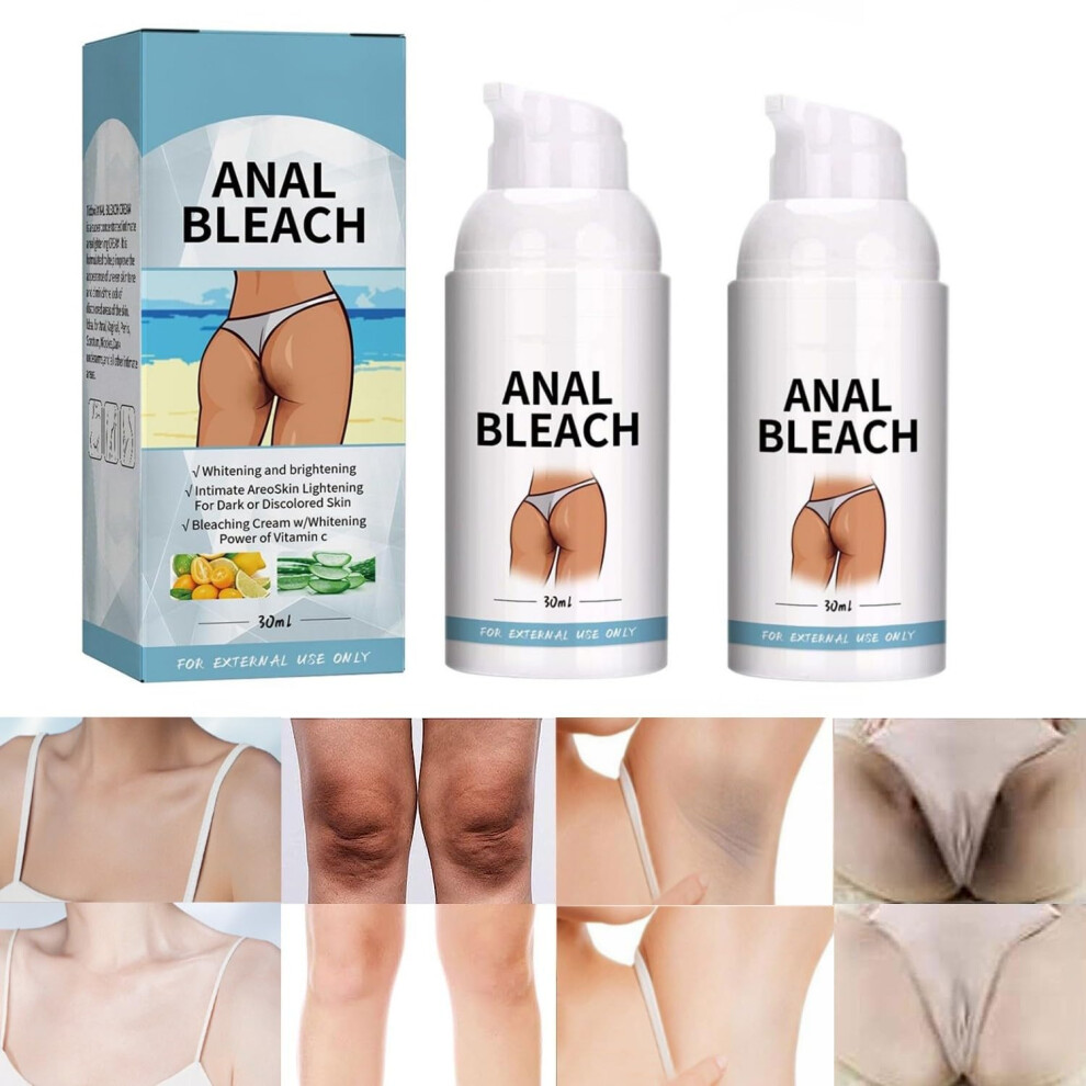 Cream/Dark Intimate And Underarm Whitening For Skin, Deep Hydration For Sensitive Areas, 30Ml X2