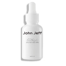 Vitamin C Face Serum 10% for Brightening and Firming Sensitive Skin with Redness Relief