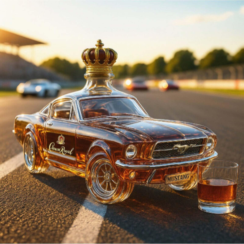 Car Whiskyflasche Car Shape Novel Glass Whiskey Decanter Set Wild Horse Decanter Bottle For Automotive Enthusiasts Gift 9044945544534