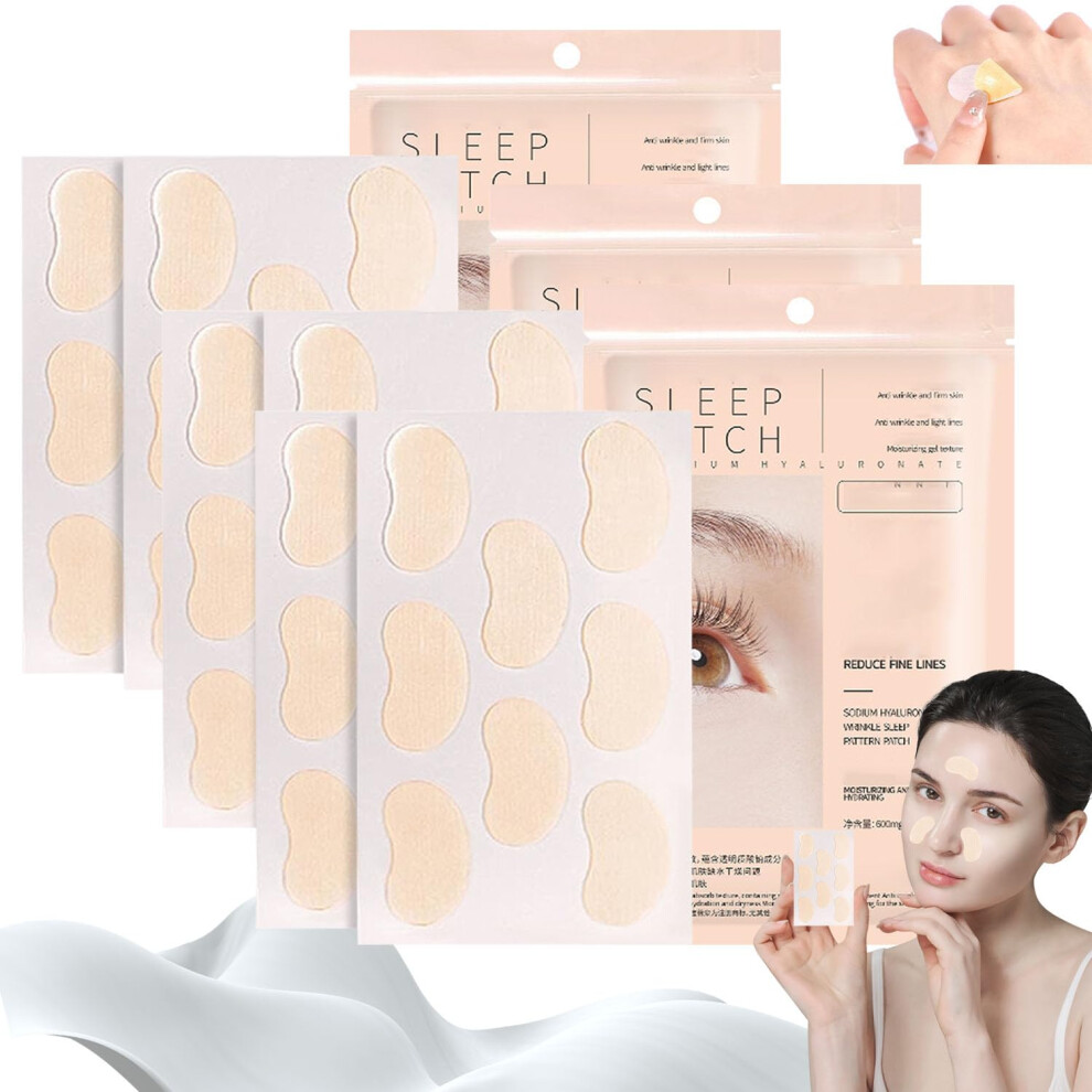 Hyaluronic Acid Eye Patches Anti Wrinkle Face Patches with Deep Hydration Overnight Care
