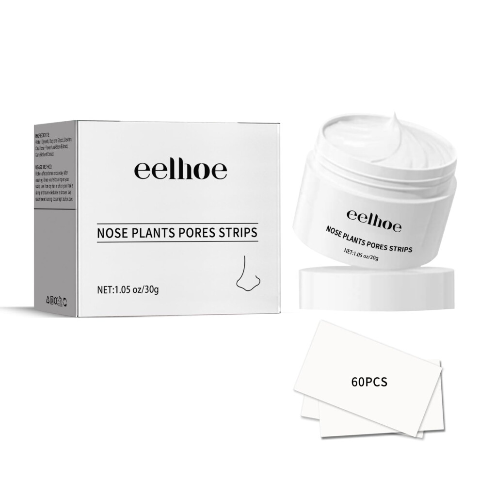 Cream Aloe Hyaluronic Acid Blackhead Removal Nose Patch With Mint Extract For Deep Pore Cleansing