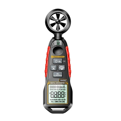 Handheld Anemometer Digital Wind Speed Meter 0.430 m/s Temperature Tester 20C60C 2