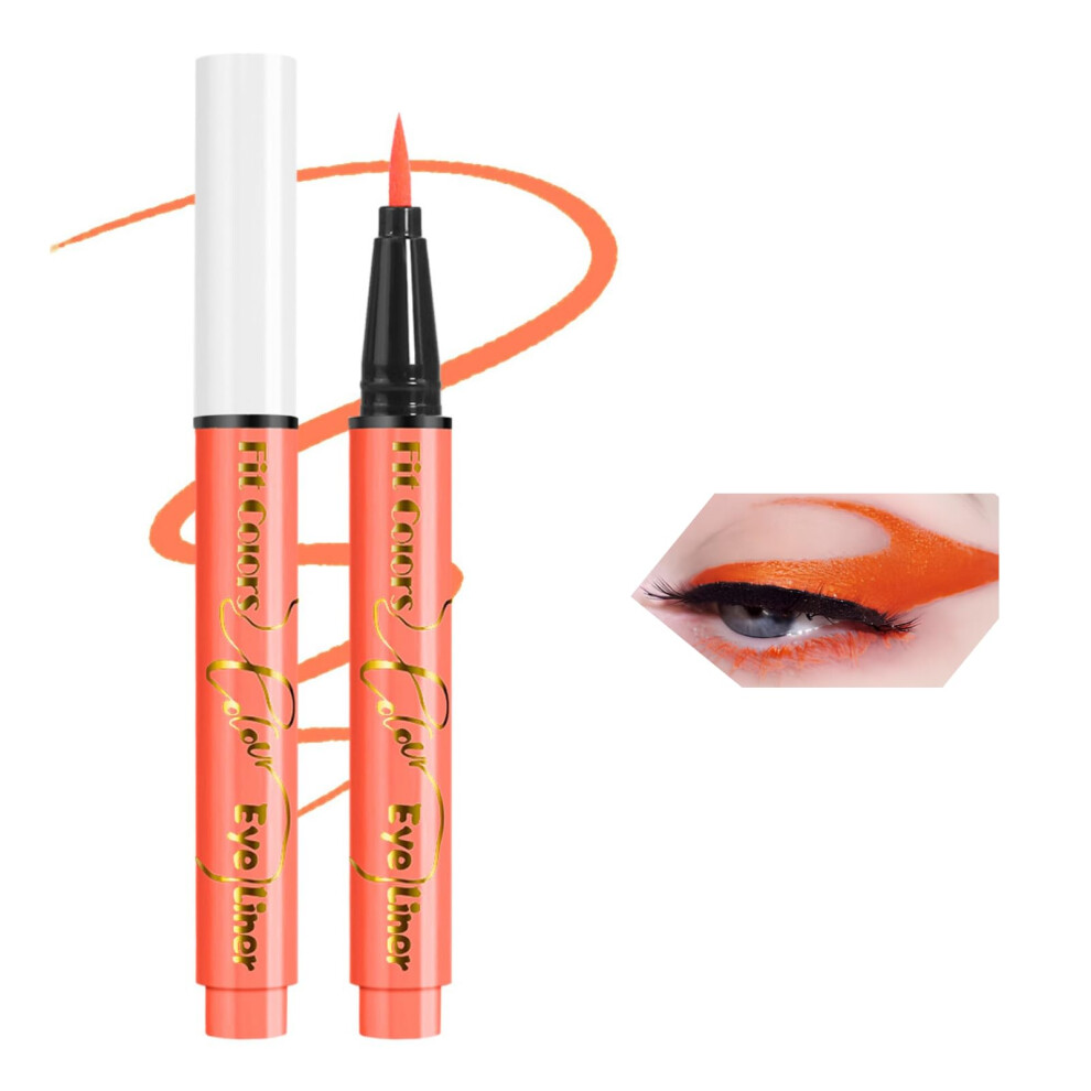 UV Glitter Eyeliner Set Waterproof LongLasting UV Reactive for Festivals and Raves 03