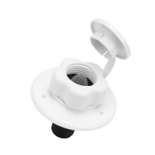 Sportello di riempimento ad gravità per camper 19mm G1/2 ABS bianco