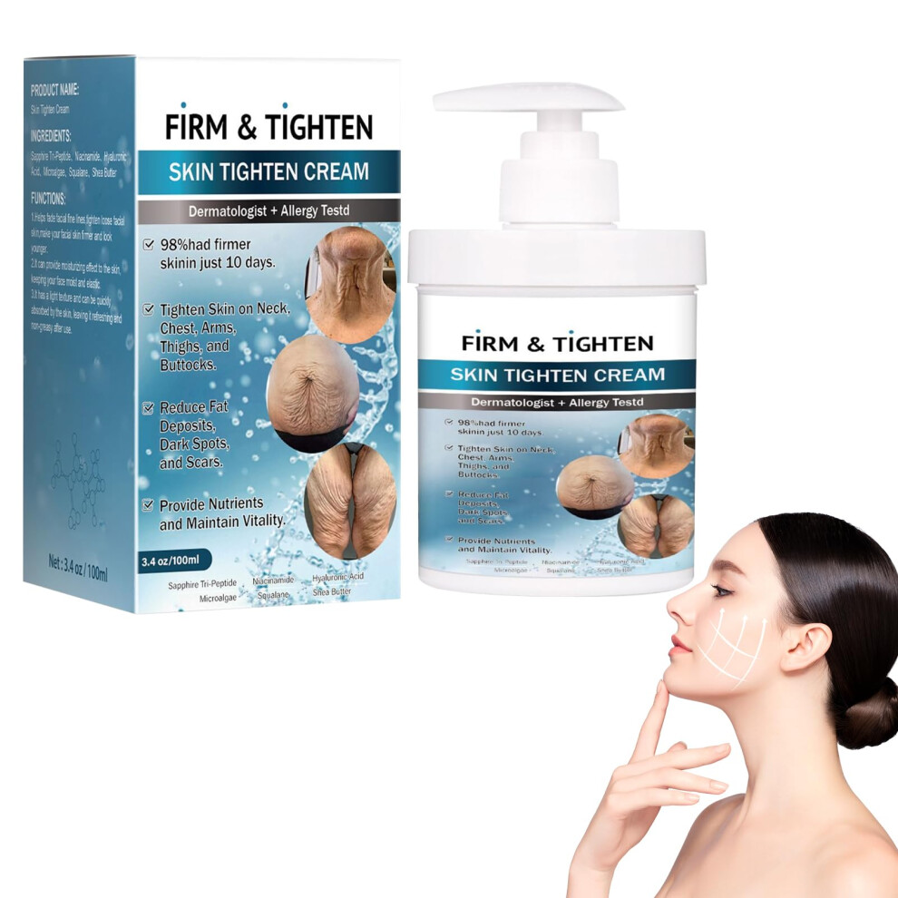 Cream Collagen Firming Antiwrinkle Body Lotion For Face And Body, Skin Tightening Moisturizer 1 Bottle