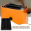 2 Slice Bread Toaster Dust Cover Silicone Upper Cover For Bread Maker Bread Machine Black 2