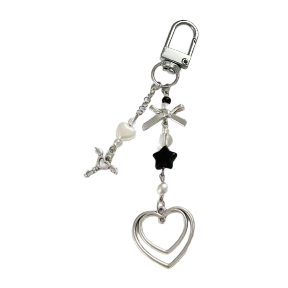 Handmade Beaded Bowknot Phone Chain Four Leaf Clovers Cellphone Charm Keyring Pendant Bag Accessory For Women And Girls Ref: 6368 9365369550056