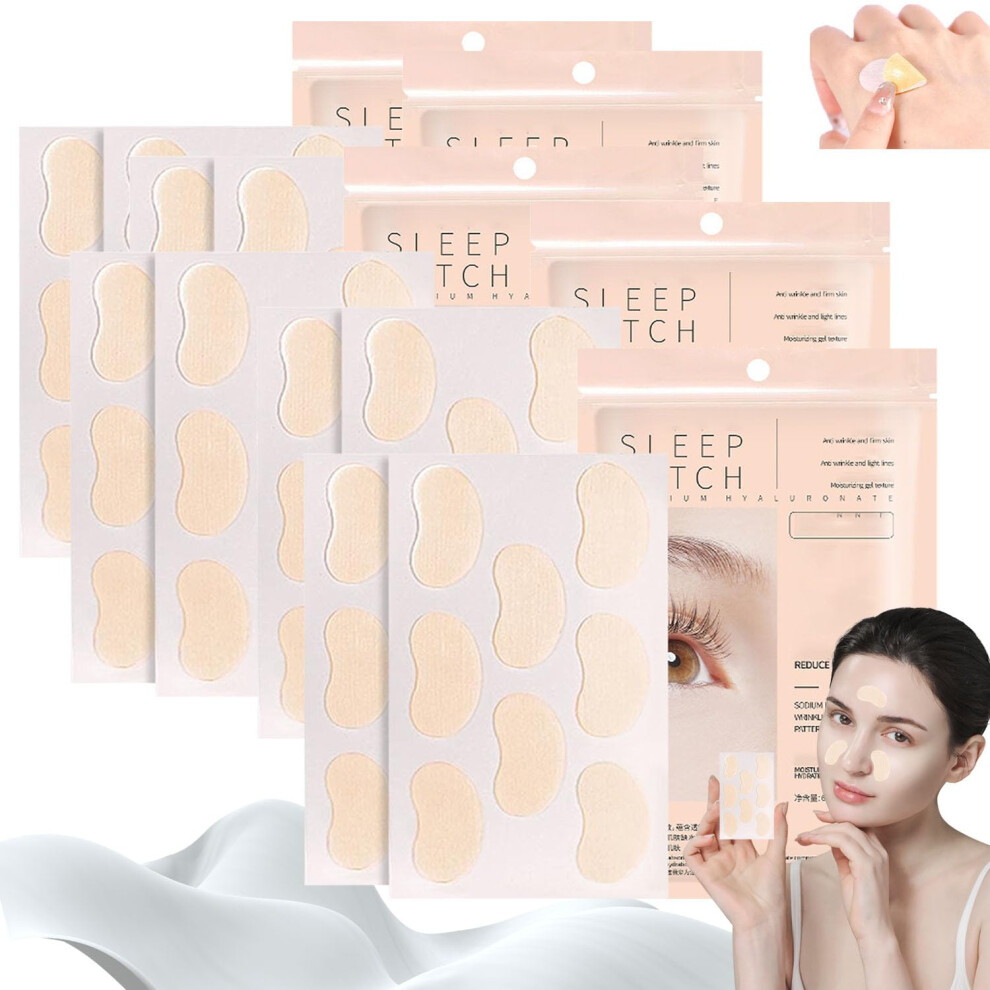 Hyaluronic Acid Face Patches for Overnight Wrinkle Reduction and Deep Hydration Eye and Forehead