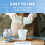 CRAFT RESIN 4L Crystal Clear Epoxy Resin Kit - Foo 6