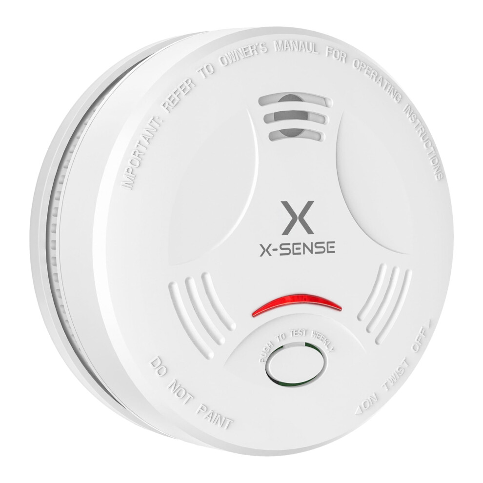 X-Sense Smoke Alarm For Home, 10-Year Battery Fire Alarm, Led Indicator & Silence Button, Smoke Detector Battery Operated, Conforms To En 14604 Stand 69846281