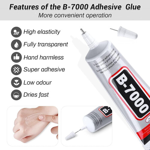 B7000 Super Glue,110ml/3.7oz (1 Pack) Multi Functi 2